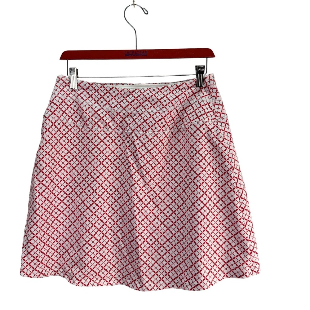 Great‎ Northwest Golf Skort Womens Small Red Geometric Tennis Activewear Preppy
